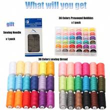72pcs Sewing Thread Kit, 36 Colors Sewing Machine Threads, Prewound Bobbins Sewing Threads Kit, Sewing Machine Thread Assortment, 400 Yards Per Spools Polyester Thread - 36 Colors - View 13