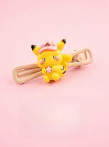 pokemon Accesorio para el cabello con pinza estilo serie Pokémon, adorable dibujo animado de Pikachu, Jenny y Tortuga