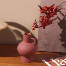 1 pièce Vase à fleurs de style nordique minimaliste Wabi-Sabi Ins, décoration de chambre, décoration de maison, décoration de cuisine, décoration de mariage, décoration de table, centres de table, décoration de bureau en verre - Multicolore - Voir 3