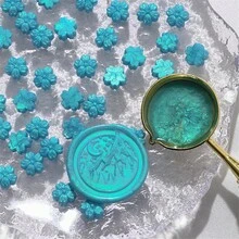 BAOFALI 100 PCS Colorful Aurora Wax Beads For Wax Seal Stamp/100 PCS Sakura Shape Sealing Wax Beads For Wax Seal Stamp