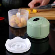 Mini triturador de alho elétrico portátil de 250 ml - Processador de alimentos, máquina de picar cebolas, vegetais, pimenta, carne, temperos, liquidificador
