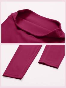 MFVIM Women's Criss Cross Tank Top & High Waist Leggings & Zip Up Jacket Tracksuits Set, Comfy Three Pieces Set For Yoga Gym Running, Athletic Wear, Ladies Sportswear For All Seasons, Activewear, Gym Clothes Women, Workout Sets Women, Legging Fitness, Yoga Pants - 玫瑰紅 - 查看 10