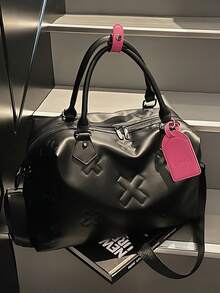 Túi du lịch thời trang bằng da PU mềm mại, dung tích lớn, có ngăn đựng đồ khô và ướt riêng biệt, túi xách tay đa năng, túi xách tay lên máy bay, vật dụng thiết yếu cho các bà mẹ, phù hợp cho học sinh, trường học, sân bay, bệnh viện, phòng tập thể dục, các chuyến đi cuối tuần, du lịch, leo núi, cắm trại, quà tặng sinh nhật, quà tặng ngày lễ, ba lô, túi đựng đồ dùng học tập. - Nhiều màu - Xem 16