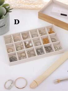 9/1pc Transparent Jewelry Organizer Tray, Large Capacity Jewelry Tray, PU Leather Multi-Function Jewelry Tray With Watch Holder, Storage For Earrings, Rings, Necklaces, Bracelets, Pendants, Makeup & Lipstick, Jewelry Display Box, Birthday & Anniversary Gift