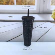 3PCS 1100ML+700ML+400ML Durian Shape Cup Set, Large Capacity Cups With Lids & Straws, Practical & Aesthetically , Suitable For Travel, Outdoor, Camping, Fitness, Office, Ideal For Holidays, Birthday, Anniversary Gifts - Multicolor - View 15
