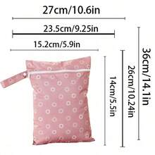3 túi đựng tã chống thấm nước cho bé, túi đựng tã di động để đựng quần áo trẻ sơ sinh, tã, khăn ướt, thích hợp cho tiệc mừng em bé ngoài trời và quà tặng trang trí nhà cửa, nhiều kích cỡ - Nhiều màu - Xem 9