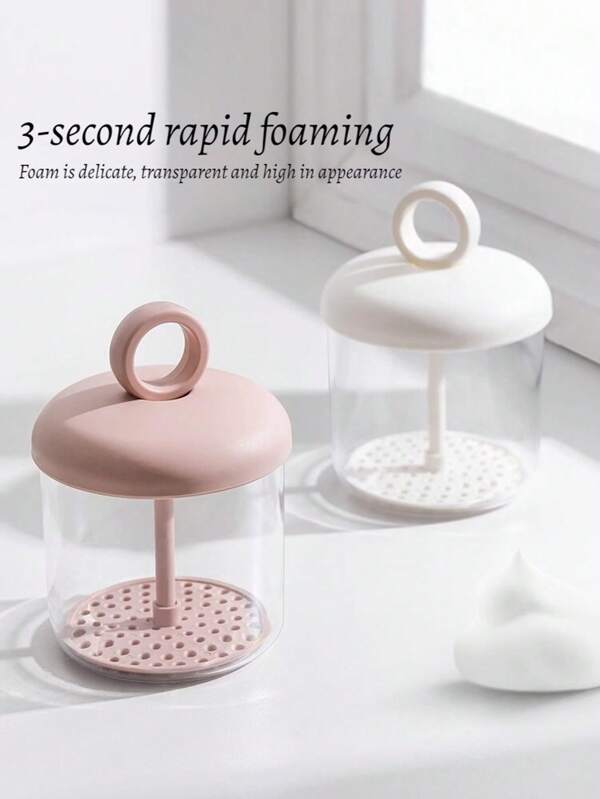 Dispensador portátil de limpiador de maquillaje en espuma, fabricante de champú en espuma accionado manualmente, lindo fabricante de espuma para uso doméstico