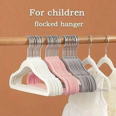 20/10 Móc treo quần áo trẻ em nhiều màu, Giá phơi đồ chống trượt, Móc treo quần áo trẻ em - Móc treo quần áo chống trượt phù hợp cho trẻ sơ sinh, trẻ mới biết đi, quần áo trẻ em - Móc treo quần áo trẻ em thiết kế mỏng, vật dụng lưu trữ thiết yếu trong gia đình