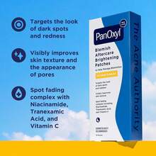 PanOxyl Blemish Brightening Patches: Dermatologist-Recommended, Help Fade Post-Acne Dark Spots And Reduce Redness, Large Clear Patches Cover A Bigger Area, Vegan And Latex-Free, 16ct - White - View 3
