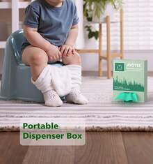 Compostable Travel Potty Bags 100Pcs,  Drawstring Portable Toilet Liners Toddler Potty Training, Pet & Outdoor Use,  & Leak-Resistant - 1 - View 7