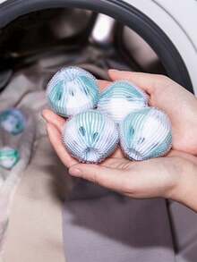 1 st rengöringsboll för husdjurshår, lämplig för tvättmaskin, rengöringsboll för hushållet, fläckborttagningsboll, tvättboll i nylon - Multifärgad - Visa 4