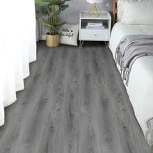 Carrelage adhésif PVC à motif bois épais, pour chambre à coucher, salon, cuisine, avec autocollants carrelés adhésifs et imperméables. Revêtement de sol autoadhésif facile DIY. Stickers, papier peint décoratif mural, décoration de salle, décoration murale, articles de cuisine