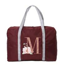 旅行包 折叠行李包 飞机包 单肩包 姓名首字母图案 大容量收纳袋 防水防潮行李袋 手提包 收纳包 毛巾 衣物收纳袋 假日旅行用品 学生周末包 瑜伽健身包 学校包 学校用品 学校用品 - 酒紅色 - 查看 19