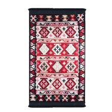Alfombra grande para sala de estar con patrones tradicionales, lavable, alfombras de área modernas para dormitorio y sala de estar - Rojo - Ver 2