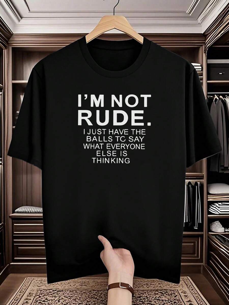 Men T-Shirts - Negro - Ver 1