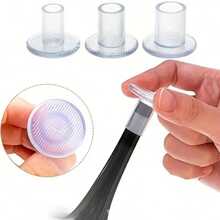 Women High Heel Protector Covers, Non-Slip Grass Lawn Beach Wedding Heel Caps, Thick Heel Stoppers For High Heels, Round Silicone Heel Covers For Women, Latin Dance, PVC - Multicolor - View 3