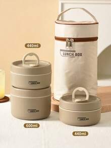 成人礼品午餐盒,带熊图案的可加热午餐盒,保温午餐盒 - 便携式快速加热午餐盒 - 个性化礼品袋,可微波炉加热和洗碗机清洗,适用于婚礼、生日、海滩、节日、书包、返校季节(米色) - 彩色 - 查看 23