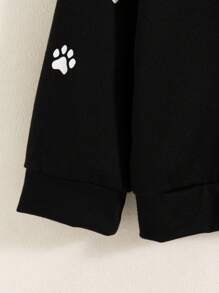 Dziewczęca kurtka z kapturem i zamkiem błyskawicznym, swobodny krój, bluza z długim rękawem, modna odzież wierzchnia dla dziewcząt, wiosna jesień