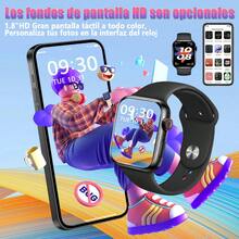 Reloj inteligente multifuncional, adecuado para hombres y mujeres, con múltiples modos deportivos, adecuado para iOS y Androide - Negro - Ver 4