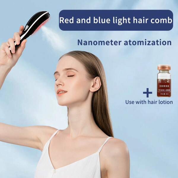 Kopfhaut massage kamm Rotlicht-Haar zuführ gerät, Anti-Verdichtung, gesundes Haar, Laser kamm, Kopf medizin, Haarausfall flüssigkeit, Kamm
