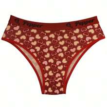 Kit 10 Calcinhas LISAS Adolescente Juvenil Elástico exposto cotton 8% - Pepper Lingerie