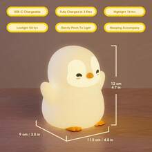 Linda luz noturna de axolote para quarto de crianças, lâmpada noturna de silicone animal para berçário, controle por toque, luzes noturnas de axolote rosa, lâmpada de cabeceira recarregável por USB para decoração de quarto como presentes de Natal e aniversário