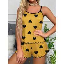 Kit 2  Simples    elegante  Romântico  Mulher casual    Sem Mangas