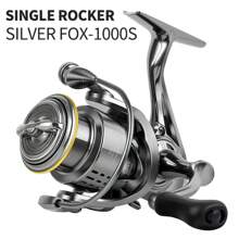 BILLINGS Spinning Fishing Reel,1000/2000/3000 Series Metal Shallow Spool,Max Drag 8KG,Metal Single&Double Rocker To Choose From,5.2:1 Gear Ratio Suitable For Saltwater Freshwater Fishing