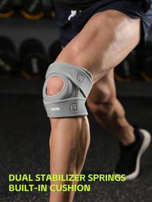 VBOSI 1 Piece Women Men Adjustable Knee Support Patellar Protection With Breathable Holes For Basketball Running Weightlifting Gym Accessories Knee Support - Multicolor - View 6