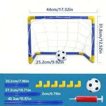1 Set Kids Soccer Net Kids Sports Soccer Goal,With Portable & Detachable Goal,Sports Mini Soccer Goal Set Portable Backyard Indoor Mini Football Net Football Goal Door Training Game Toy,Perfect For Indoor/Outdoor Play, Family Bonding, Birthday & Holiday Gifts