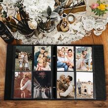 Photo Album 6x4 Slip In, OUR MEMORIES Linen 300 Pockets Photo Albums Holds Landscape Only 10x15cm Picture Beige - Beige - View 5