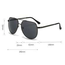2 Pairs Men's Geometric Double-Bridge Colorful Lens Fashion Glasses, Retro Style, PC Polycarbonate Frame And Lenses, Suitable For Music Festivals And Street Fashion Occasions - Black-2pcs - View 3