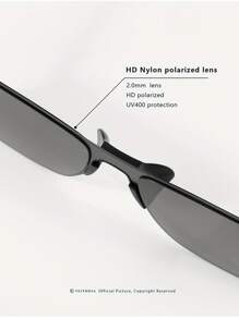 1 pièce Lunettes de soleil polarisées de mode unisexe, polyvalentes, toutes saisons