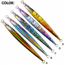 PROBEROS 5 Stücke Jigging Weitwurf Eisenblech Köder, Nanyou Hochsee Angelköder Eisenblech Fisch, Boot Angeln biobasierter künstlicher Köder 180g-280g
