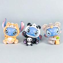 Disney Caja ciega de la serie de fiestas de animales de Disney Lilo y Stitch - Figuras coleccionables de misterio, juguetes exquisitos y regalos decorativos, figuras sorpresa únicas con detalles y accesorios intrincados (estilos aleatorios)