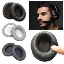 1 Paio di cuscinetti auricolari di ricambio in morbida schiuma viscoelastica per cuffie Sennheiser HD202 II HD437 447 457 497 212, accessori per cuffie