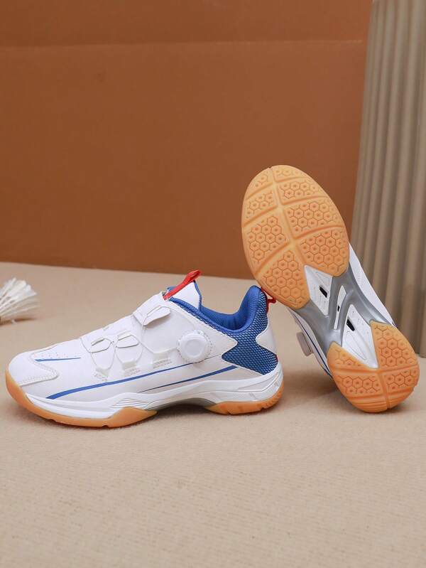 TACHUAN 1 Pair Professional Anti-Slip Breathable Durable Women's Badminton Sports Shoes With Front Lace-Up Rubber Sole