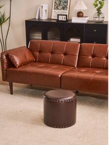 Multifunktionaler Lederschemel, kreativer Ottoman Stuhl für Wohnzimmer, Schlafzimmer, Eingangsbereich, Fußhocker, Kinder & Erwachsene