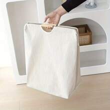 1pc Portable Double Handle Laundry Basket | Multifunctional And Practical | Suitable For Clothes, Toys, Bedroom, Bathroom, Dormitory, Etc.