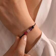Pulsera de 7 piezas con cristales naturales sanadores de protección emocional, joyería de alivio del estrés como regalo para mujeres