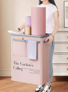 1pc Yoga Mat Storage Basket Fitness Equipment Sports Equipment Storage Basket Home Stitched Foam Axis Storage Rack Removable Convenient And Lightweight