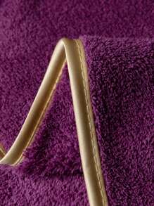 1pc Extra Large Bath Towel 86*170cm, Polyester Fiber, Simple Solid Color With Embroidered Star Pattern Or 34*75cm Small Hand/Face Towel, Absorbent, Quick Drying, Soft, Suitable For Bathroom, Hotel, Gym, Outdoor Travel, Party, Holiday Gift, Beach, Salon, Spa, Unisex Adult Household Use, All Seasons,School,Back To School,Travel,Travel Essentials,Home Essentials,Towel,Skin Care