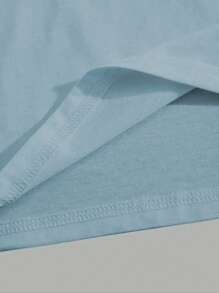 Men's Summer Knight Print Round Neck Casual Short Sleeve T-Shirt, Paired With Casual Pants, Suitable For Travel/Vacation/Outdoor Camping/Sports,Paired With Casual Pants