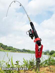 [Suport automat pentru undiță de pescuit] Suport automat pentru undiță din oțel inoxidabil cu arc - Suport pliabil pentru undiță cu sensibilitate reglabilă pentru pescuit pe țărm, lacuri, iazuri și râuri