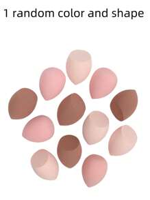 Large Size Multi-Use Wet & Dry Makeup Sponge Blender, Random Styles, Suitable For Makeup Application & Concealing, Convenient To Carry, Great For Christmas Gift
