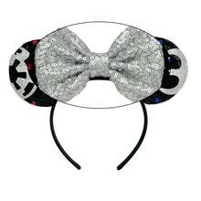 Star Wars Glitter Headband, Rebel Vs Empire Ear Headband, Cosplay Decorative Headpiece, Theme Park Costume Accessory - 黑色 - 查看 3