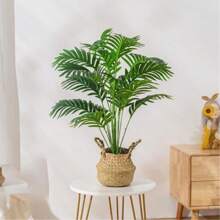 82 cm, 18 Stück hohe künstliche Bananenblätter mit Stielen, Imitation einer Paradiesvogelpalme, künstliche Blätter, tropische Pflanze, grüne Blätter, Blumen, Dschungel, Strandparty, Haus, Garten, Dekoration, Hochzeitsdekoration, ohne Blumentopf