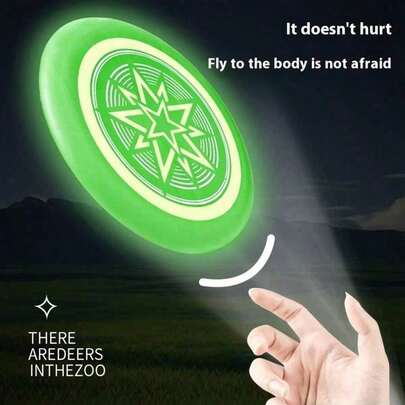 太阳能夜光飞碟回旋镖，户外多人运动，户外活动，装饰品，节日和生日礼物，精美礼品