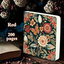 1pc, 200pages, Sketchbook, Butterfly Portable Travel Sketchbook, Blank Picture Book, Artwork, Hand Drawn DIY, Thick Notebook,Planning And Artistic Creation, Suitable For Colored Pencils,Charcoal Pencils, Markers,And Perfect Gift,Back To School,School Supplies
