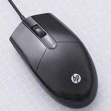 HP Kabelgebundene Maus M260 Angenehme Haptik Feine Textur Optischer Chip mit 1200 DPI Empfindliche Reaktion Reibungsloser Betrieb Plug-and-Play Hohe Kompatibilität Ergonomisches Design Standardschwarz